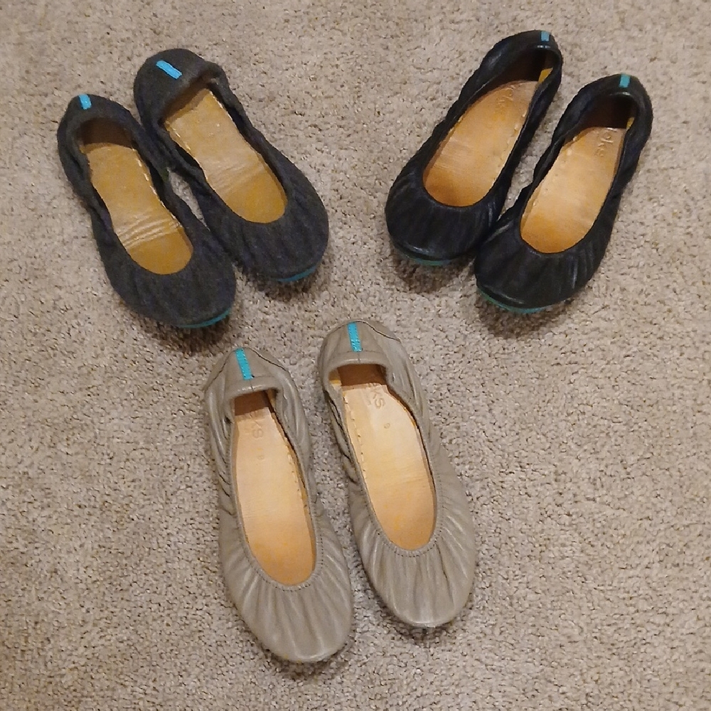 Tieks 3 Pairs 9.0